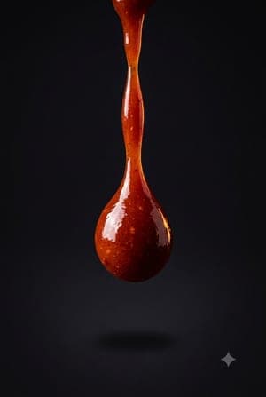Drop of pepper sauce